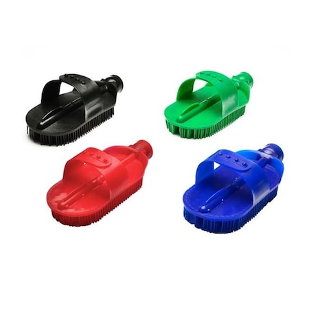 Jacks Jacks 1519-BK Curry Comb with Hose Attachment; Black 1519-BK